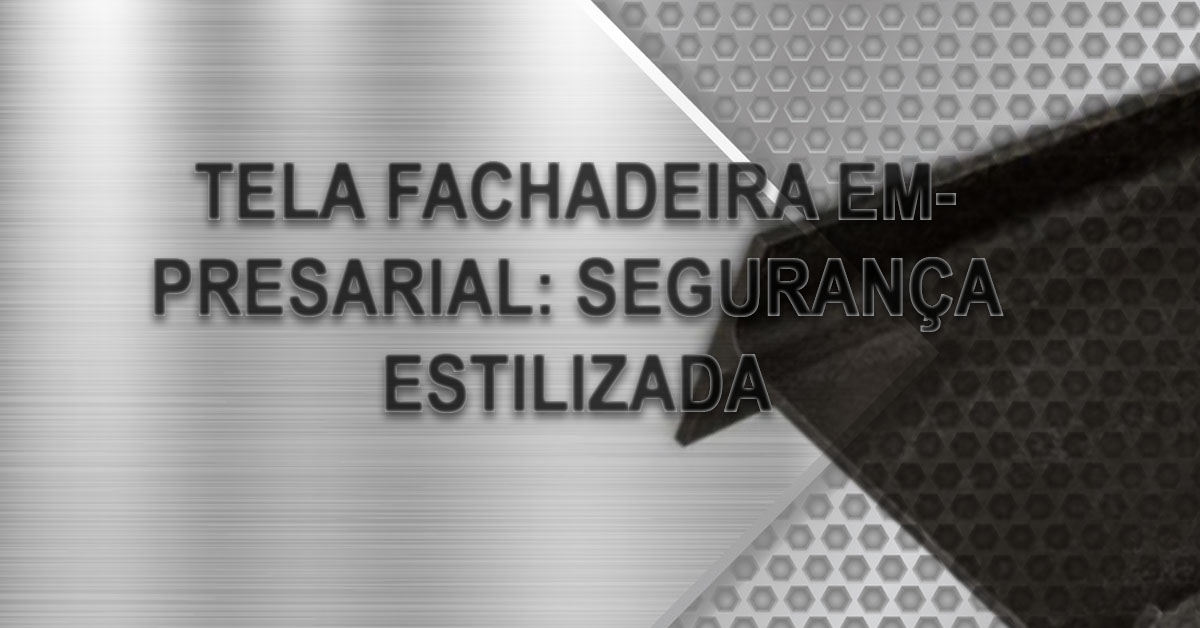 Tela Fachadeira Empresarial Seguranca Estilizada